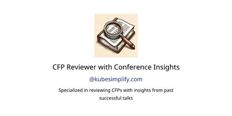 Cfp Reviewer With Conference Insights Gpts Features And Functions