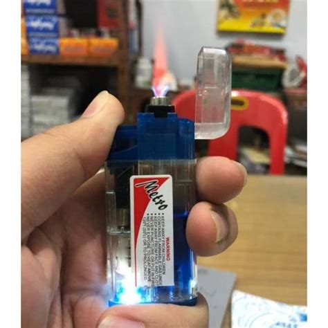 Jual Mancis Korek Api Gas Bara Senter Metro Lighter Gm Bisa Isi