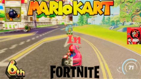 We Played Mario Kart In Fortnite YouTube