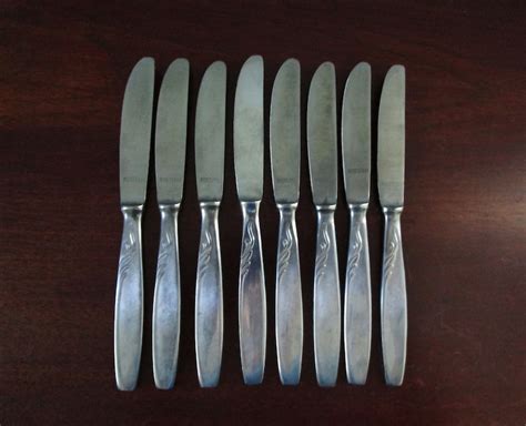 Vintage Rostfrei Stainless Flatware Knives 65 Long Set Etsy