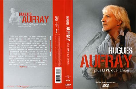 Jaquette DVD de Hugues Aufray Plus live que jamais Cinéma Passion