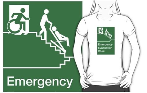 Accessible Means Of Egress Icon Exit Sign Wheelchair Wheelie Running Man Symbol By Lee Wilson