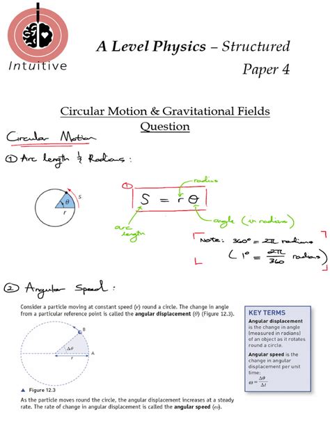 Circular Motion & Gravitational Fields - WORKSHEET (7) 2 | PDF