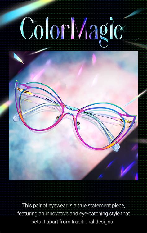 Hilleary Geometric Multicolor Eyeglasses Vooglam