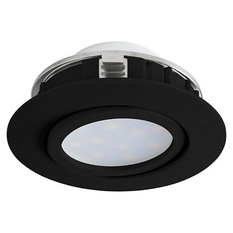 Eglo Led Inbouwverlichting Pineda Warm Wit Diameter Cm Zwart