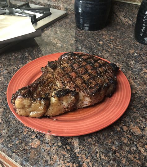 Big Green Egg Reverse Seared Ribeye R Biggreenegg