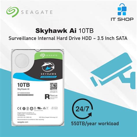 Jual Hard Disk Seagate Skyhawk Ai CCTV 10Tb MFI Shopee Indonesia