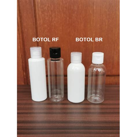 Jual Botol PET 60 Ml 60ml Fliptop Flip Top Bening Clear Transparan