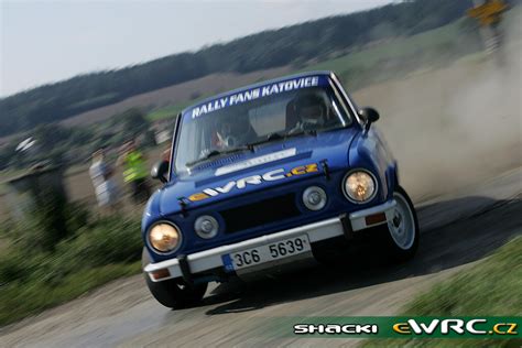 Mazuch Martin Kováč David Škoda 110 R Rallye Železné hory 2009