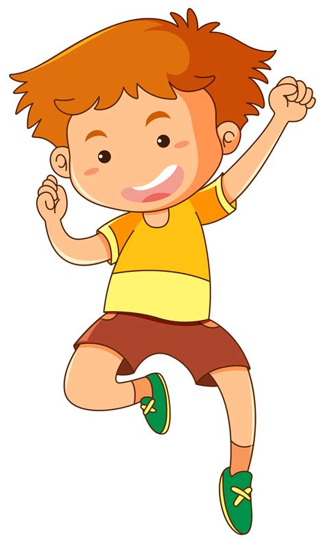 Little Boy Jumping Up Happy Boy Happy Kids Verbs For Kids Safari