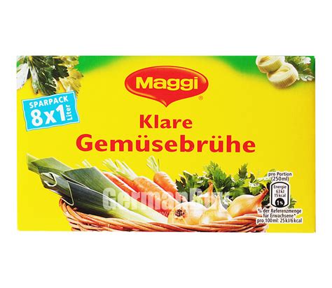 Maggi Clear Vegetable Broth Cubes Buy German