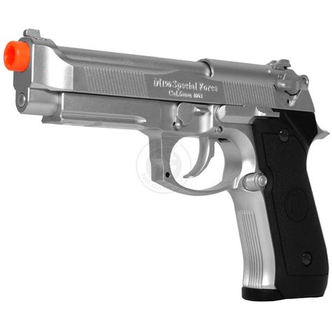 HFC GBB M9 Beretta Gas Blowback Airsoft Pistol - SILVER | Airsoft Megastore