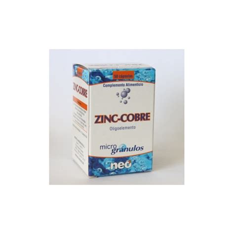 Zinc Cobre Microgranulos Cap Neo