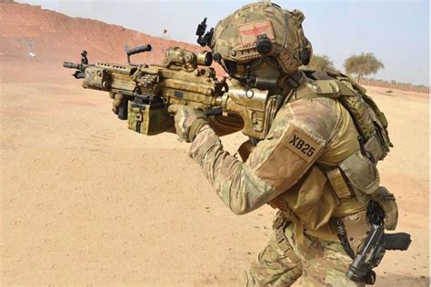 French Sas Operator Of The Er Rpima Deployed In Sahel Training Drills