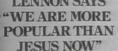 John Lennon Los Beatles Mas Populares Que Cristo Pyd