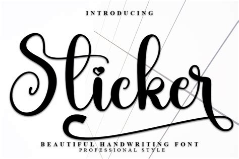 Sticker Font By Payjhoshop · Creative Fabrica