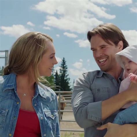 Heartland Family Reunion: Ty, Amy, Baby Lyndy, and Spartan