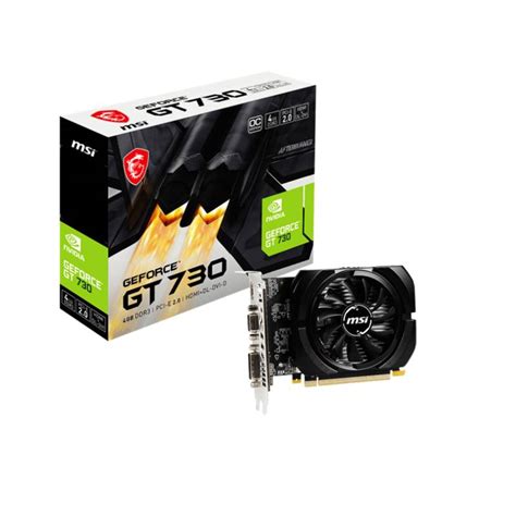 Ripley TARJETA DE VIDEO MSI NVIDIA GEFORCE GT 730 4GB DDR3 64 BIT