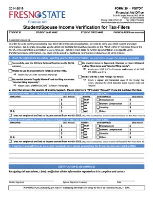 Fillable Online Fresnostate FORM 25 FSITOY Fax Email Print PdfFiller