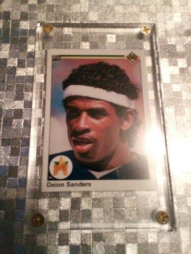 1990 Upper Deck Deion Sanders Rookie Card Ebay