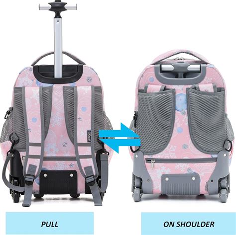 Buy New Tilami 18 Inches Rolling Backpack For Kids Adjustable Laptop