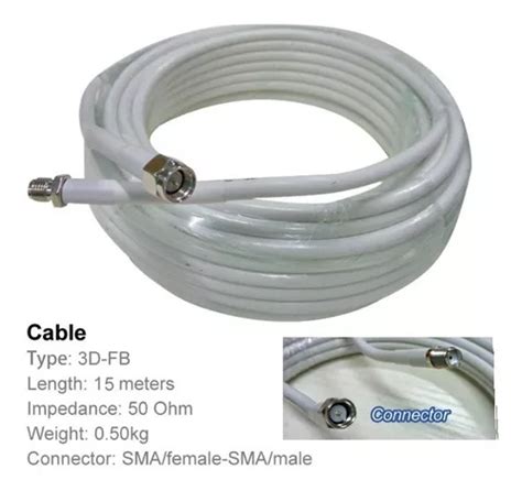 Cable Metros Sma Macho A Sma Hembra Extensi N En Venta En Tl Huac