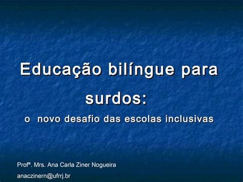 História Da Educação De Surdos E Educação De