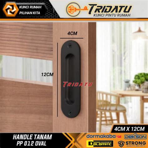 Jual Hendle Kom Hendle Tanam Oval X Cm Tarikan Pintu Sliding Premium