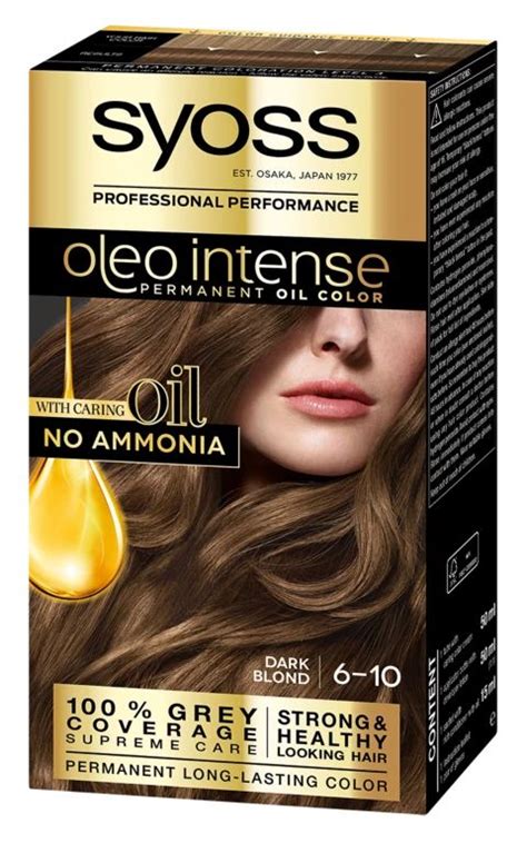 Syoss Oleo Intense Dark Blond Blonde Color Hair Color