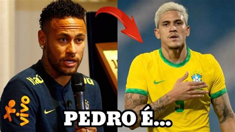 OLHA O QUE NEYMAR FALOU DE PEDRO APÓS CONVOCAÇÃO YouTube