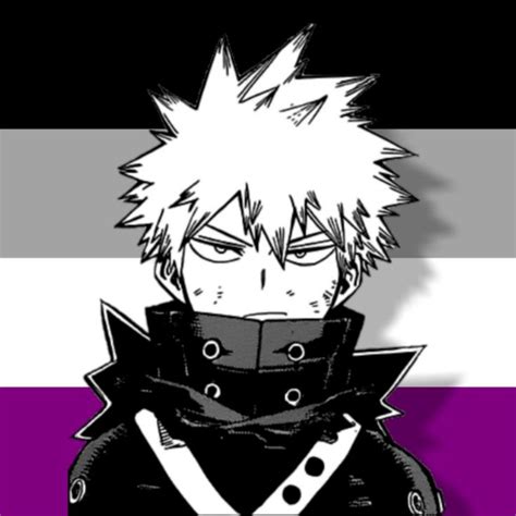 Bakugou Asexual Pride Profile Picture Lgbt Pride Art Asexual Pride