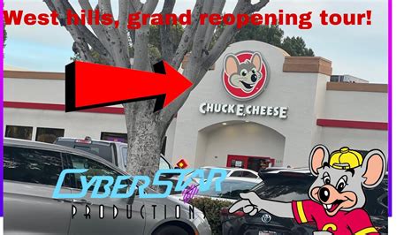 Chuck E Cheese West Hills CA Grand Reopening Tour YouTube