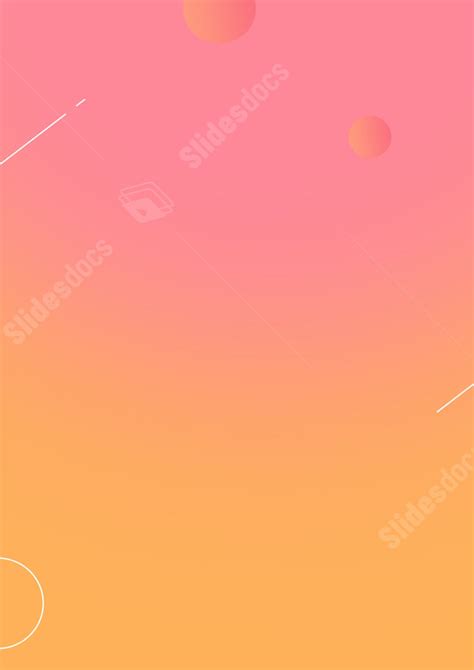 Geometric Line Fashion With An Orange Gradient Twist Page Border Background Word Template And