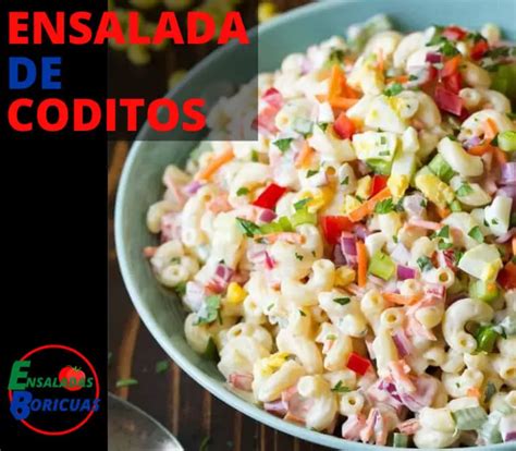 → Receta《ensalada De Coditos De Puerto Rico》※ ↑↑ 【2025】