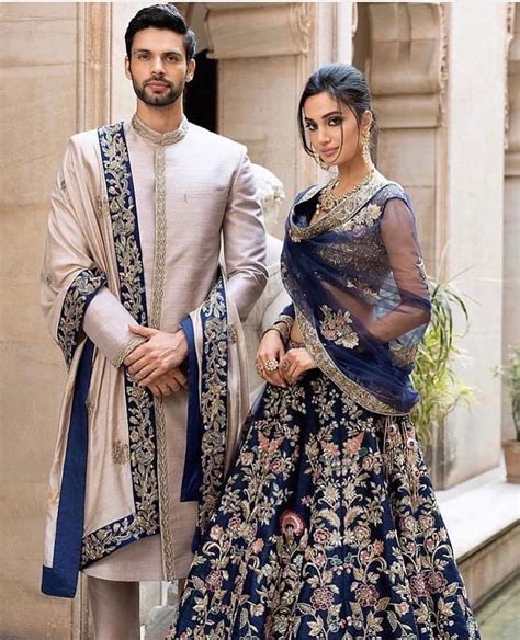 22 Matching Lehenga And Sherwani For Indian Brides And Grooms