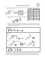 Disc Worksheet 5 Pdf CHEM 232 Discussion Worksheet 5 1 Consider The