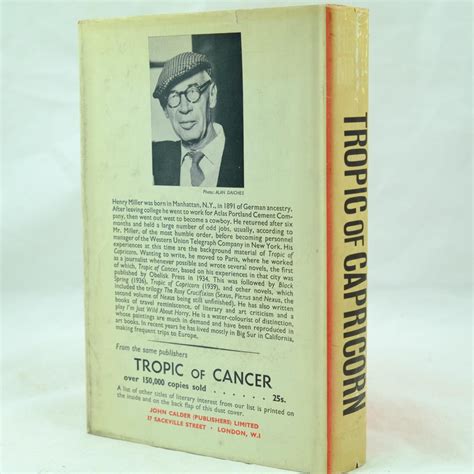 The Tropic Of Capricorn Book Spectrumasl