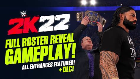 WWE 2K22 Full Roster Reveal Gameplay 187 Superstars Including DLC