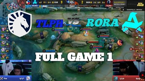 Aurora Vs TLPH Game 1 Playoffs Day 1 MPL PH S14 MLBB YouTube