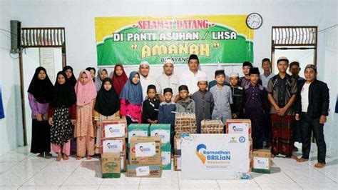 Bertajuk Kado Lebaran Anak Yatim Dhuafa Bri Kunjungi Masjid Al