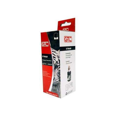 Oferta Tinta Gtc Para Epson T664 Negro 100ml Al Mejor Precio