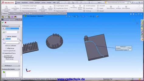 Solidworks Deutsch Video Tutorial Grundlagen Lernvideo Linear Kreis Und