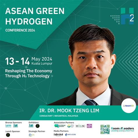 Mooktzeng Lim Is A Keynote Speaker At The Upcoming Asean Green Hydrogen