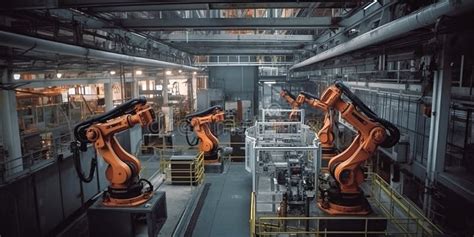 Car Factory Automated Robot Arm Assembly Line Manufacturing Advanced