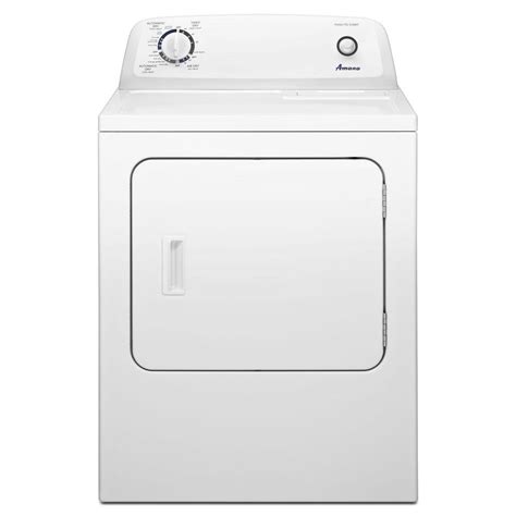 Amana Cu Ft Volt White Electric Vented Dryer With Wrinkle