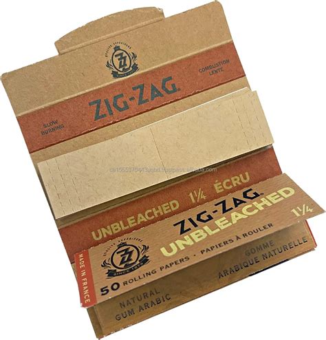 Zig Zag Unbleached Paper And Unbleached Tips Combo50 Papers And Tips In Each Pack Buy