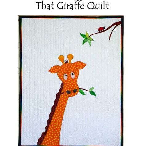 Giraffe Quilt Etsy