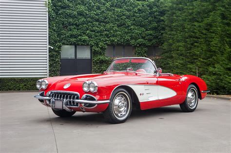 Roman Red 1959 Chevrolet Corvette