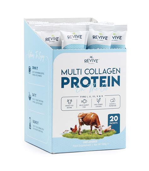 Buy Multi Collagen Protein Powder Packets Types I II III V X