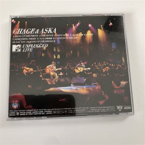 Yahoo オークション 帯付きです CHAGE ASKA MTV UNPLUGGED LIVE